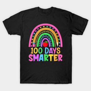 100th Day of School Teacher 100 Days Smarter  BoyGirl T-Shirt